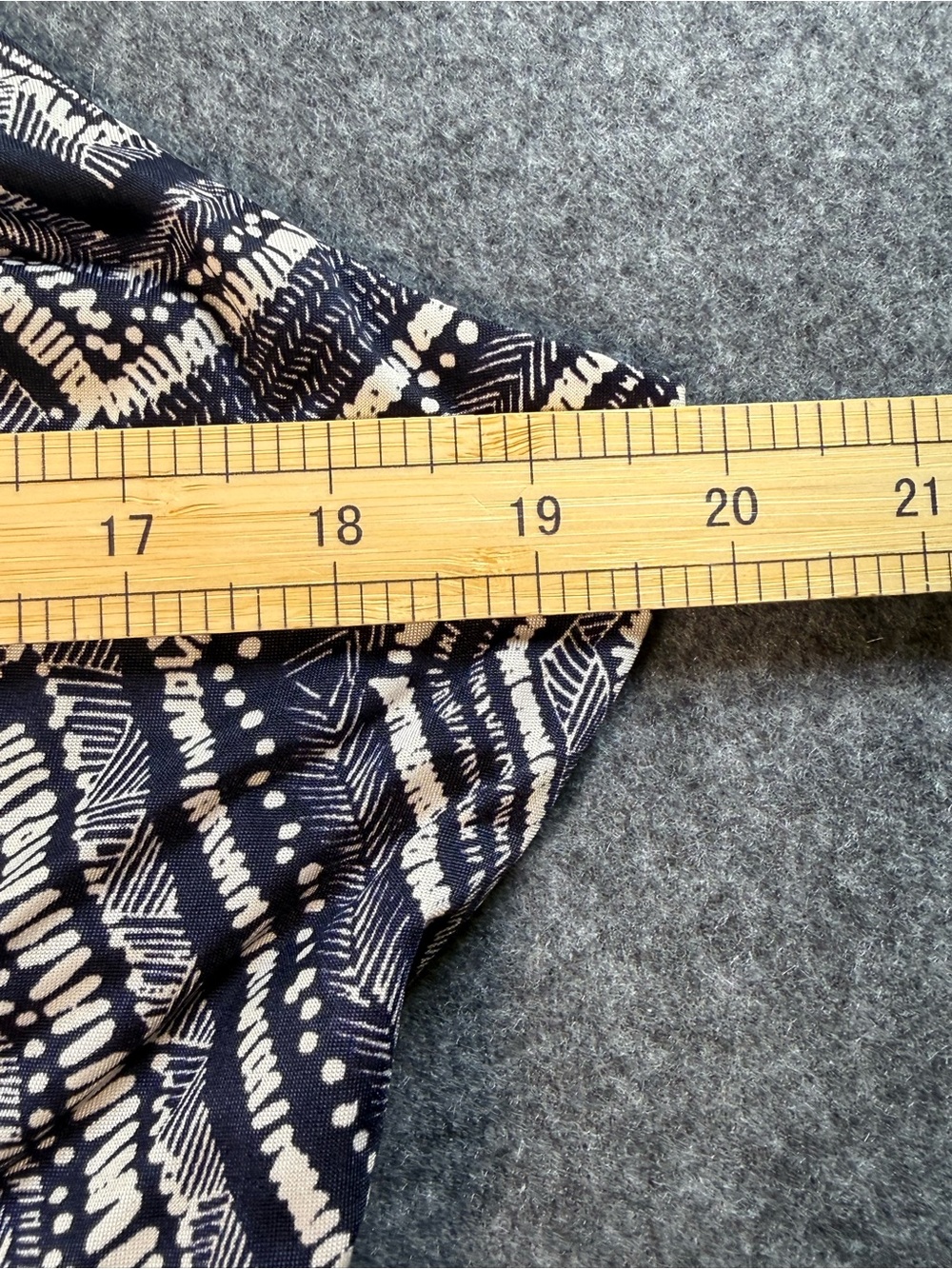LOFT Navy Ivory Geometric Maxi Dress Coastal Boho Resort Vacation Chic LP - Picture 8 of 10